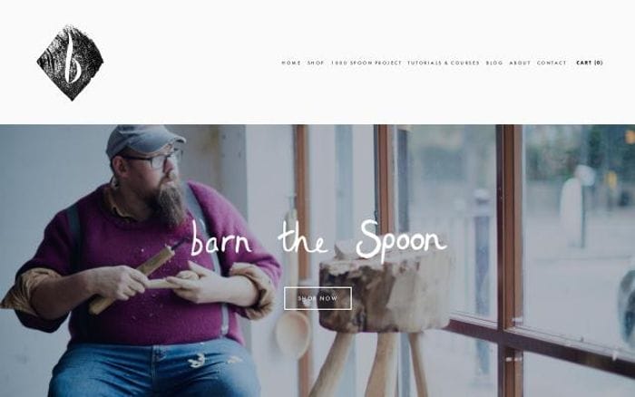 Barnthespoon website preview