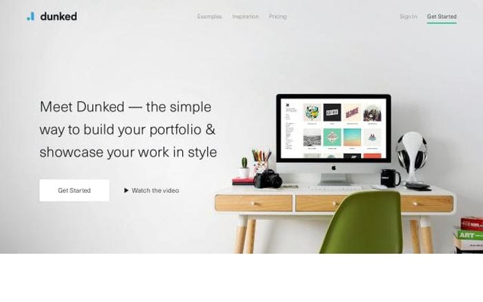 Dunked website preview
