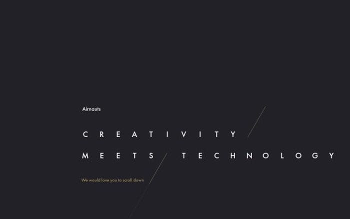 Airnauts website preview