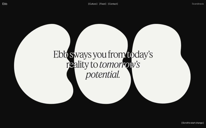 Ebb website preview