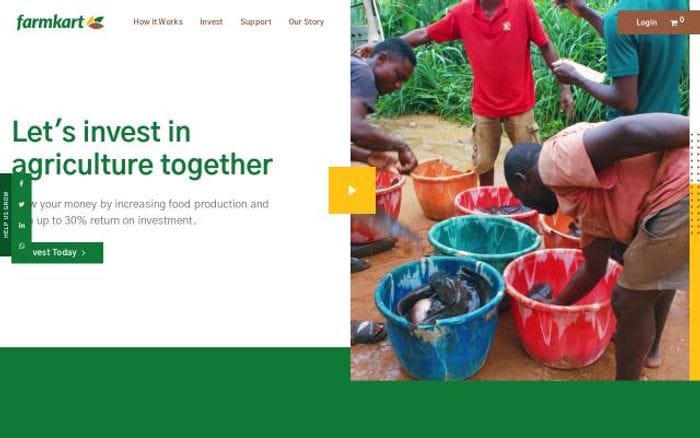 Farmkart website preview