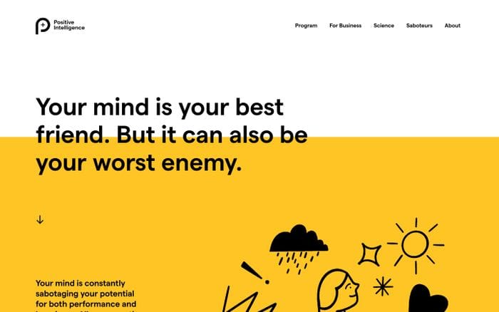 Positive Intelligence website preview