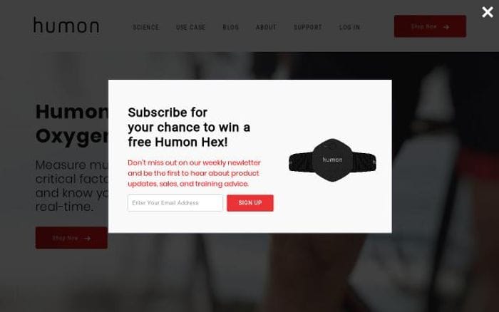 Humon website preview