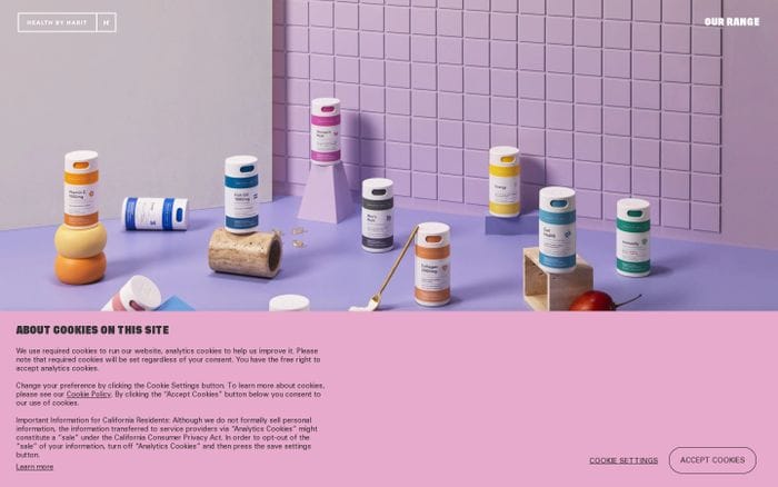 HealthByHabit website preview