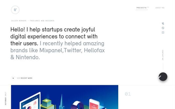 Renvoye website preview