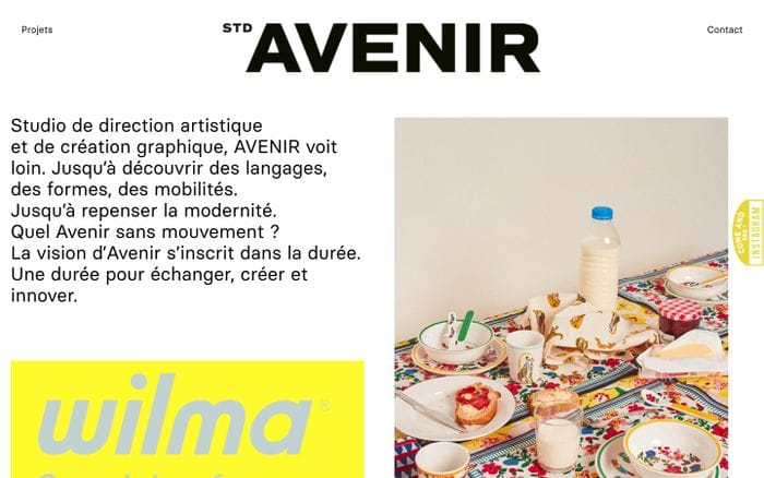 Studio Avenir website preview