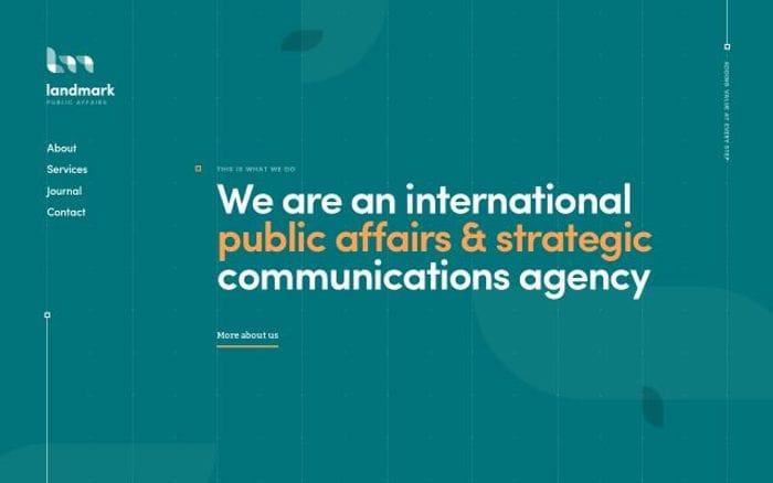 Landmarkpublicaffairs website preview