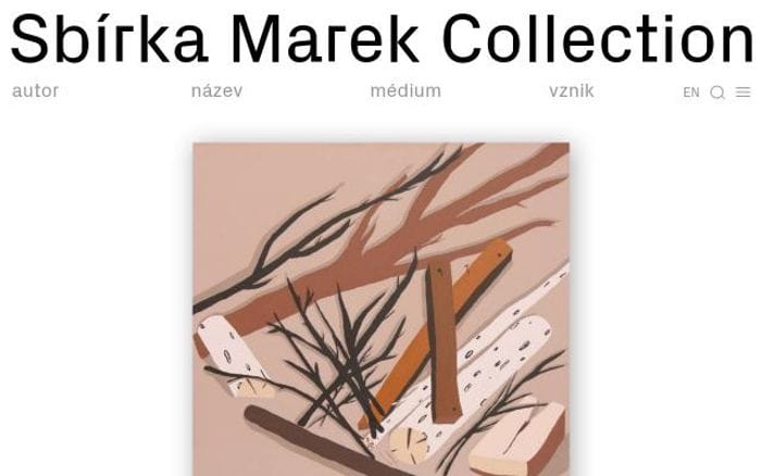 Marekcollection website preview