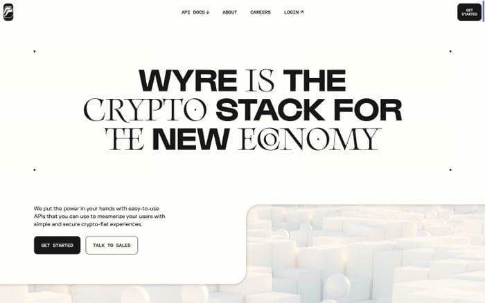 Wyre website preview