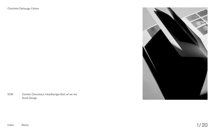 Charlotte Debauge-Cahen - Freelance graphic designer based in Paris website preview