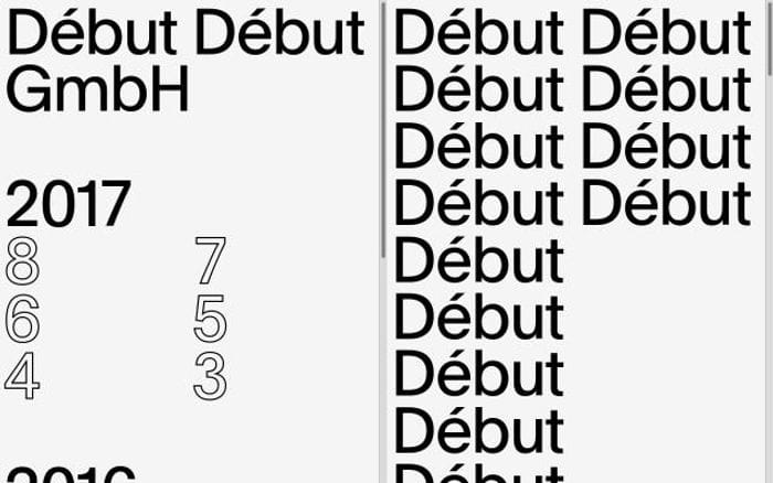 Debutdebut website preview