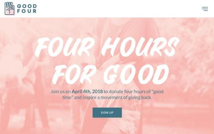 Goodfour website preview