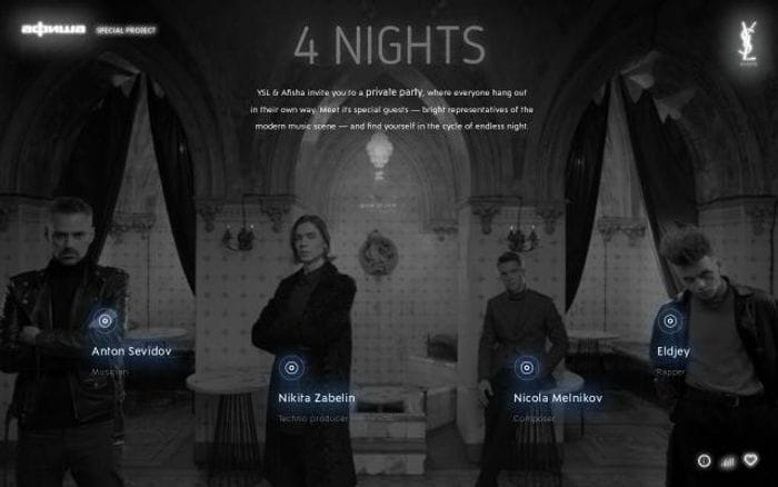Yslnights website preview