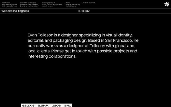 Evantolleson website preview