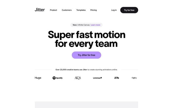 Jitter website preview