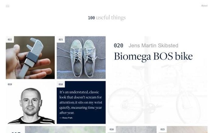 100usefulthings website preview