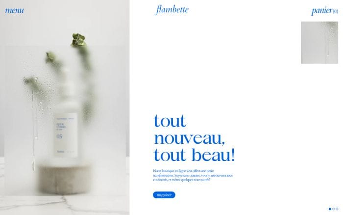 Flambette website preview