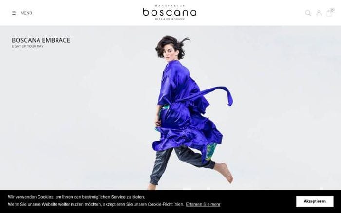 Boscana website preview