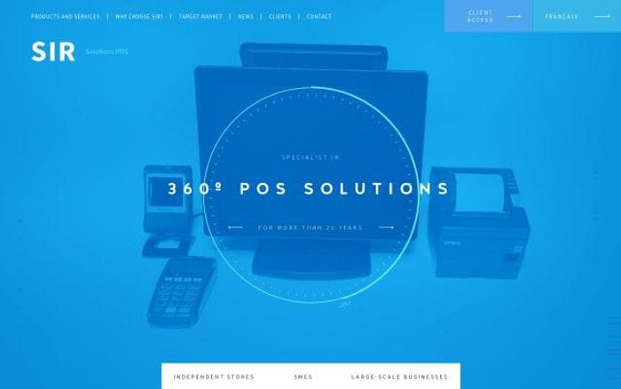 Sirsolutions website preview