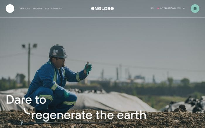 Englobe website preview