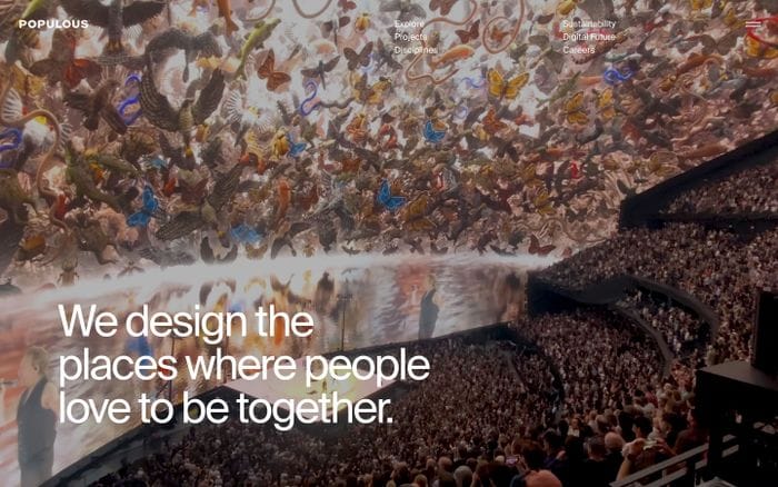 Populous website preview