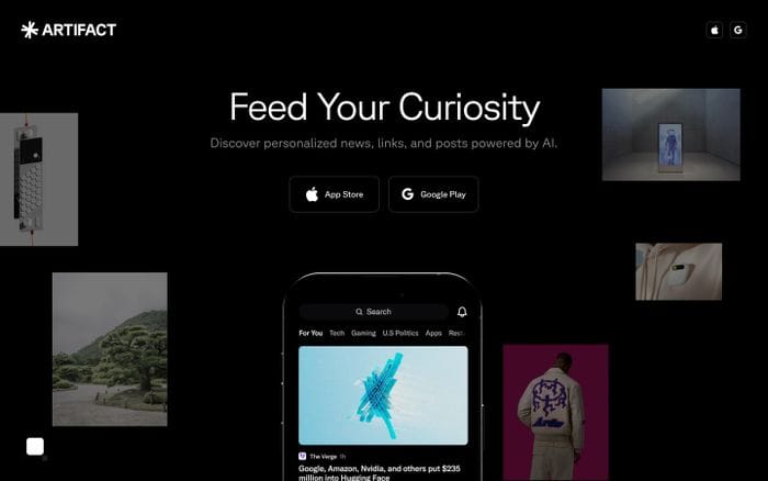 Artifact website preview