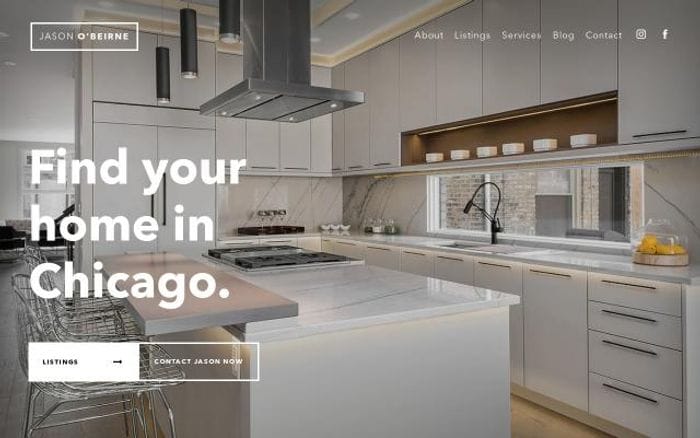 Jasonobeirne website preview