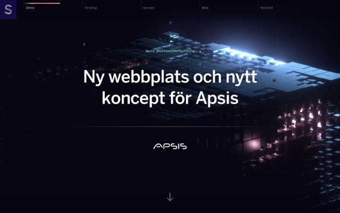 Case Apsis website preview