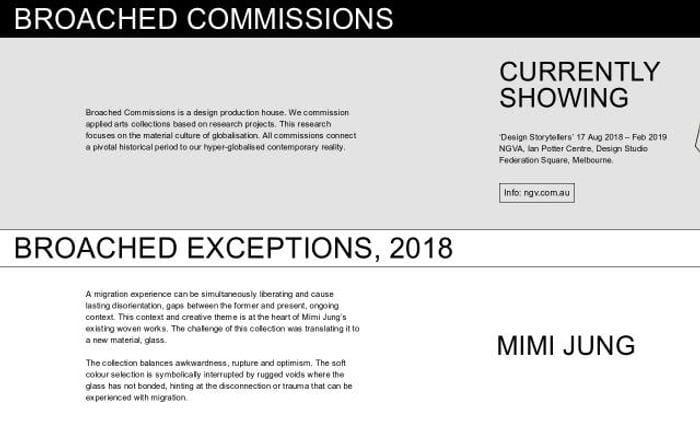 Broachedcommissions website preview