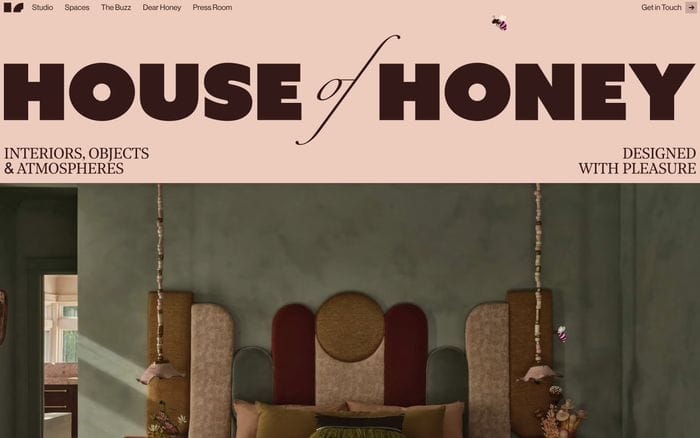 House of Honey website preview