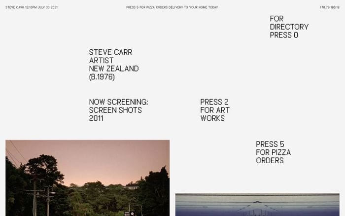 Steve Carr website preview