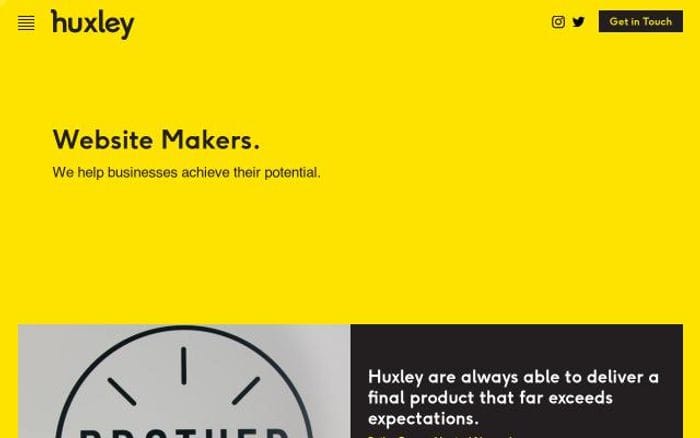 Huxleydigital website preview