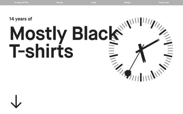 B14 14 Years website preview