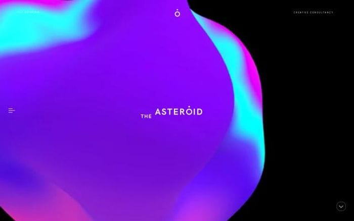 The-asteroid website preview