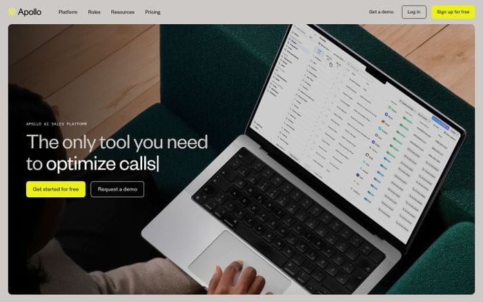 Apollo website preview