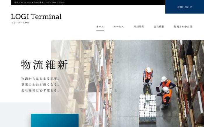 Logi-terminal website preview