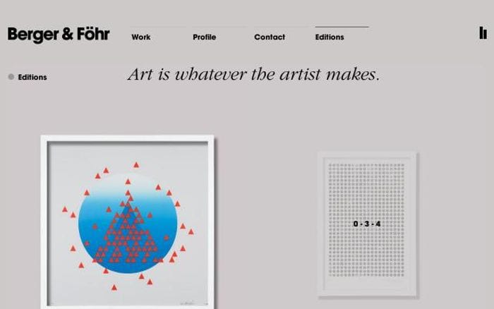 Bergerfohr website preview