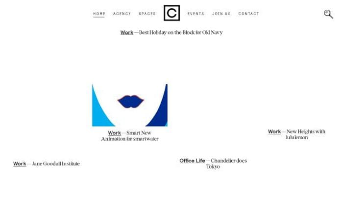 Chandeliercreative website preview