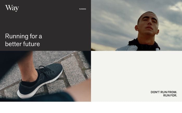 Way Running website preview