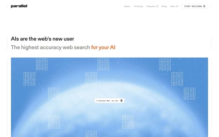 Parallel Web Systems website preview