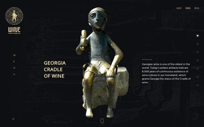 Winehistory website preview