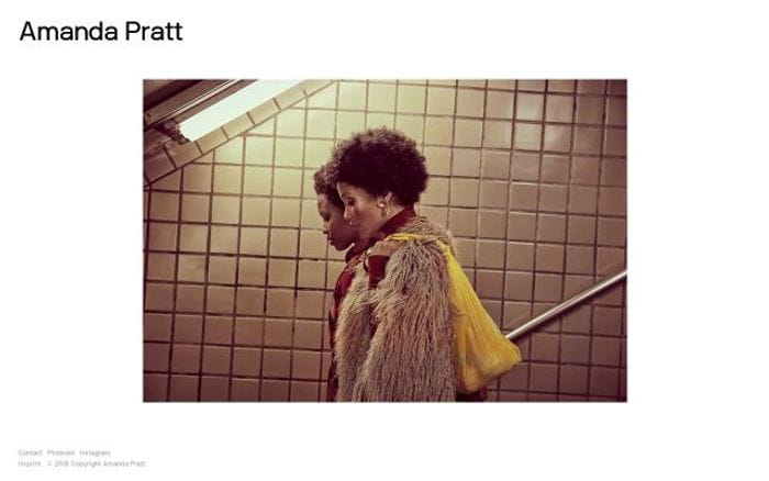 Amandapratt website preview