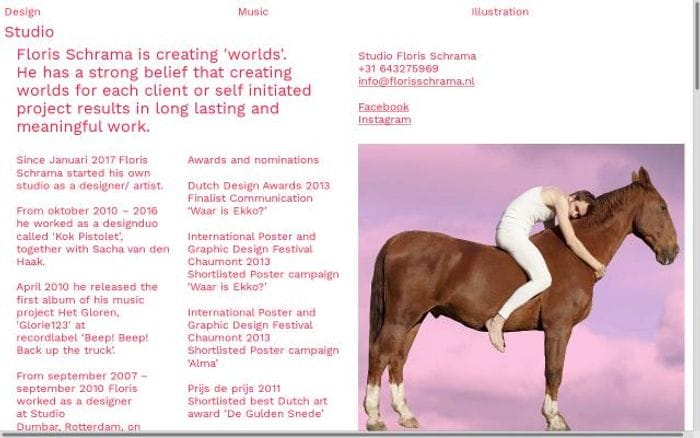 Florisschrama website preview