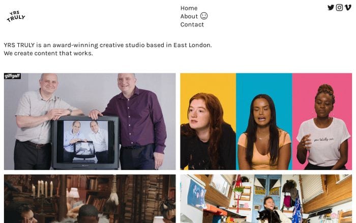 YRS TRULY website preview