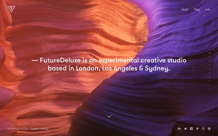 FutureDeluxe website preview
