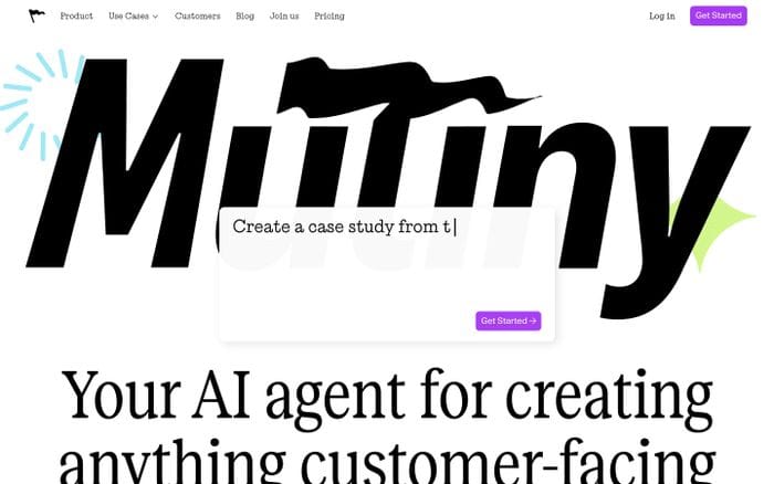 Mutiny website preview