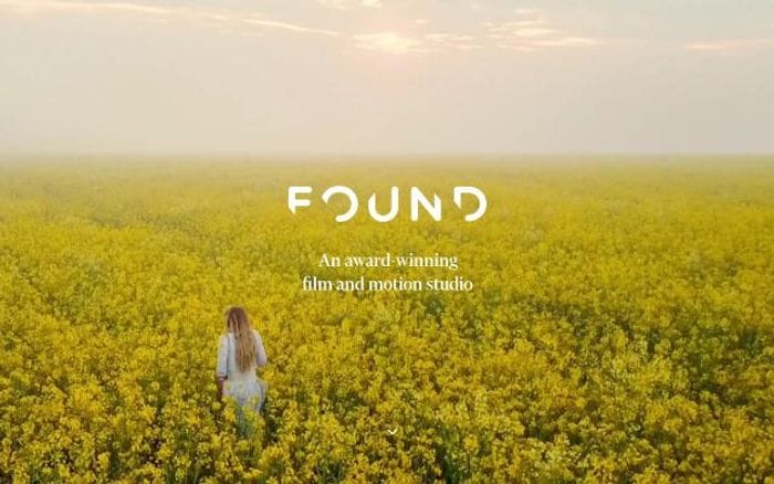 Found-studio website preview