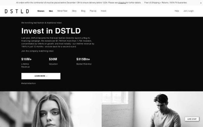 Dstld website preview