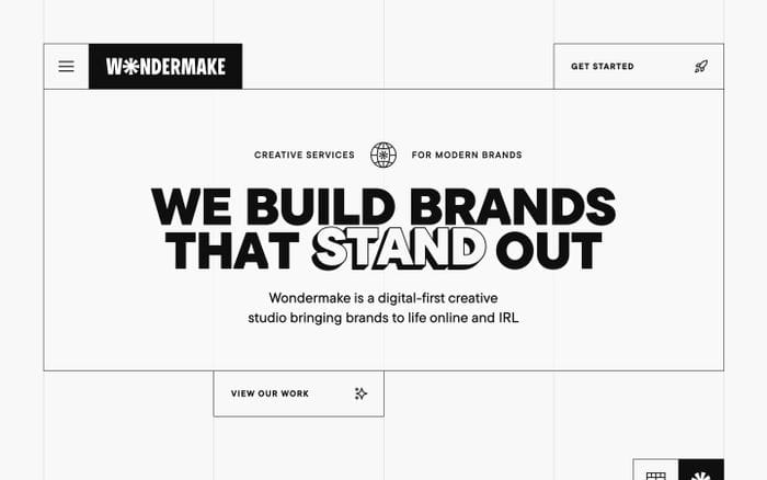 Wondermake website preview