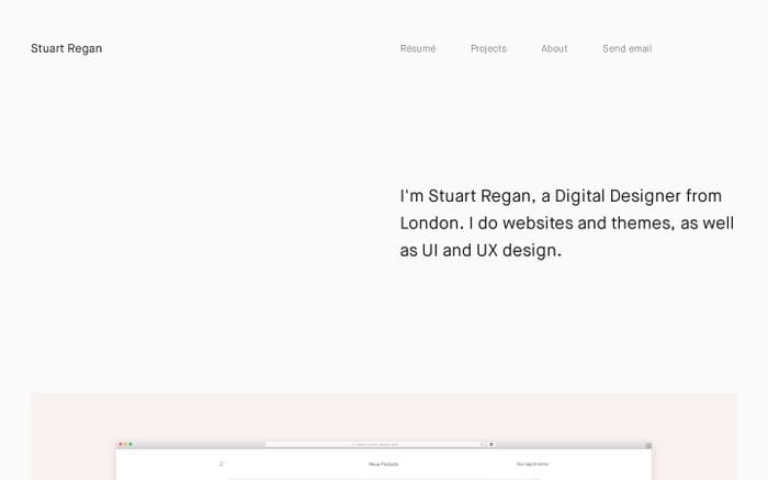 Stuart Regan — Creative Designer for your Business website preview